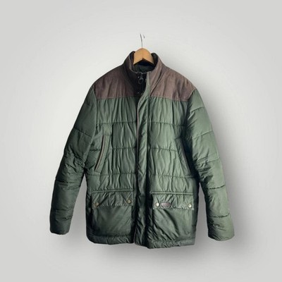 Barbour Steppjacke - Herren Medium - Olivgrün - Fibre Down - Heritage 