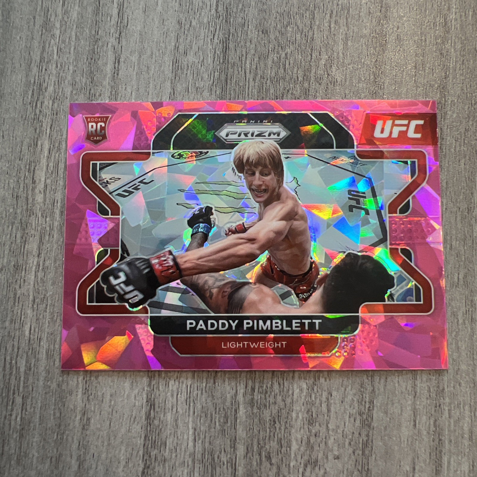 2022 Panini Prizm UFC - Paddy Pimblett #88 Pink Ice Prizm (RC)