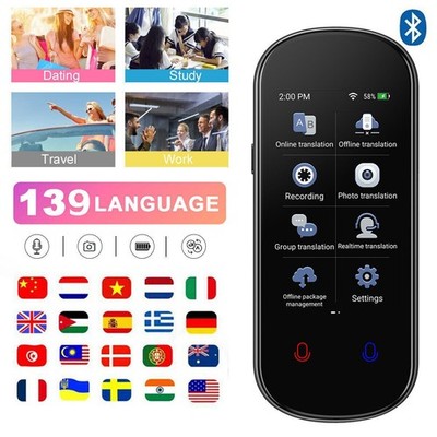 Language Translator Device 139 Languages Two-Way Instant Voice Photo Translation