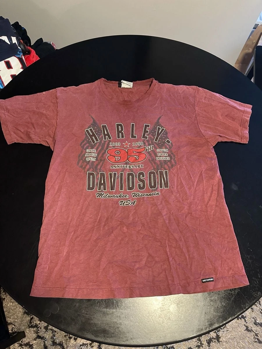 Harley-Davidson Red T-Shirts for Men for sale | eBay
