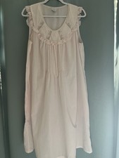 Vintage Gilligan  O  Malley Pink Sleeveless Ballet Length Nightgown S M