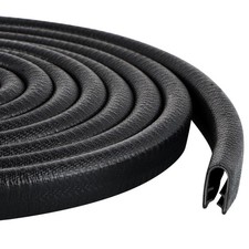 Rubber Edge Trim Guard 10Ft/3M U Shape Edge Seal Strip for 3/64" to 1/4" Thick