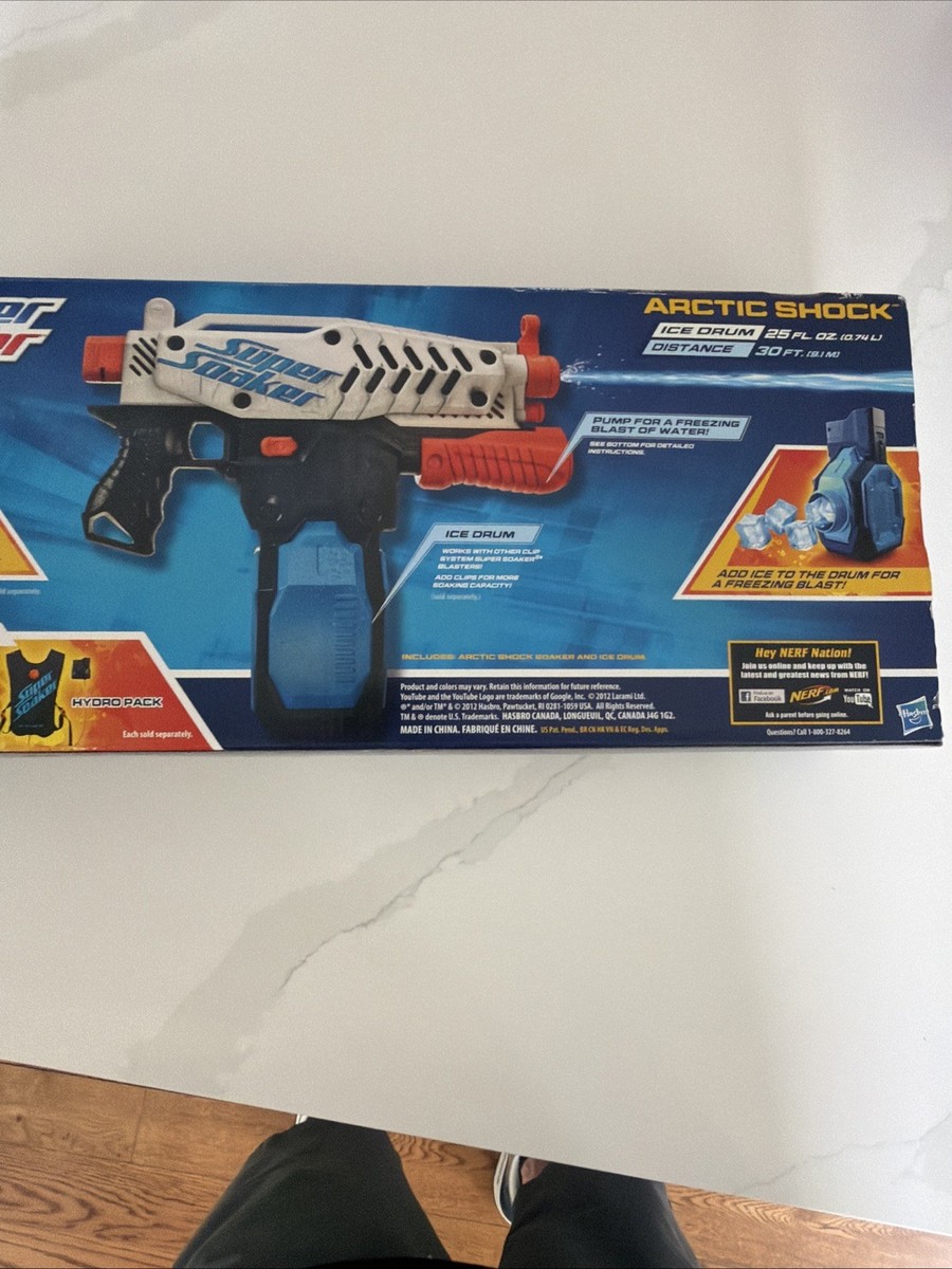 NEW 2012 NERF Super Soaker Arctic Shock X-Treme Add Ice Water Gun