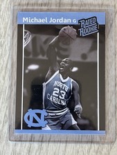 Michael Jordan Rated Rookie 1983 North Carolina Tar Heels Basketball Card. rookie card picture