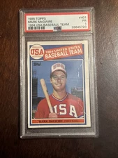 1985 Topps Mark McGwire Rc 401 PSA 1 Low Pop