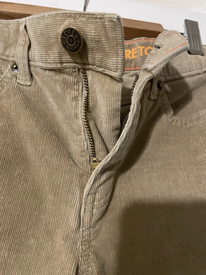 J.Crew/Crewcuts- Pantalones elásticos de pana castaño para niños en talla 8 Foto 2 de 4
