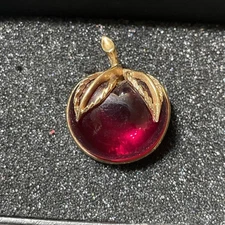 Sarah Coventry Fruit Brooch apple pin