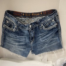 Rock Revival Elaina Easy Boot Demin Shorts Size 33