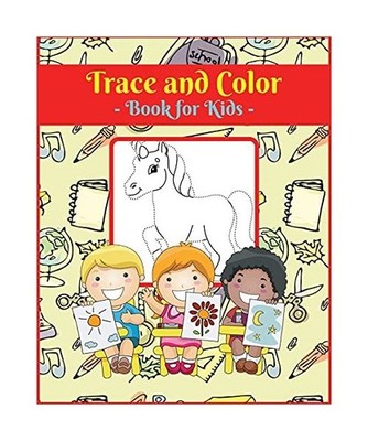 Trace and Color Book for Kids V3: Activity Book for Children, 20 Unique Designs,