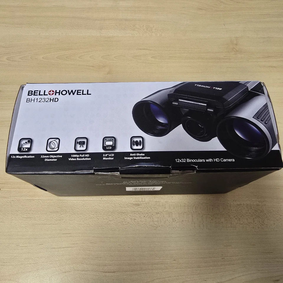 Bell & Howell 1080p Full HD Camcorder Binoculars BH1232HD Black Complete - Image 2 of 4