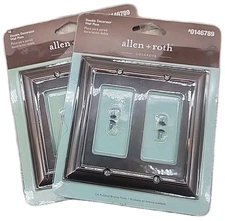 allen＋roth Cosgrove Double Decorator Wall Plate [112]