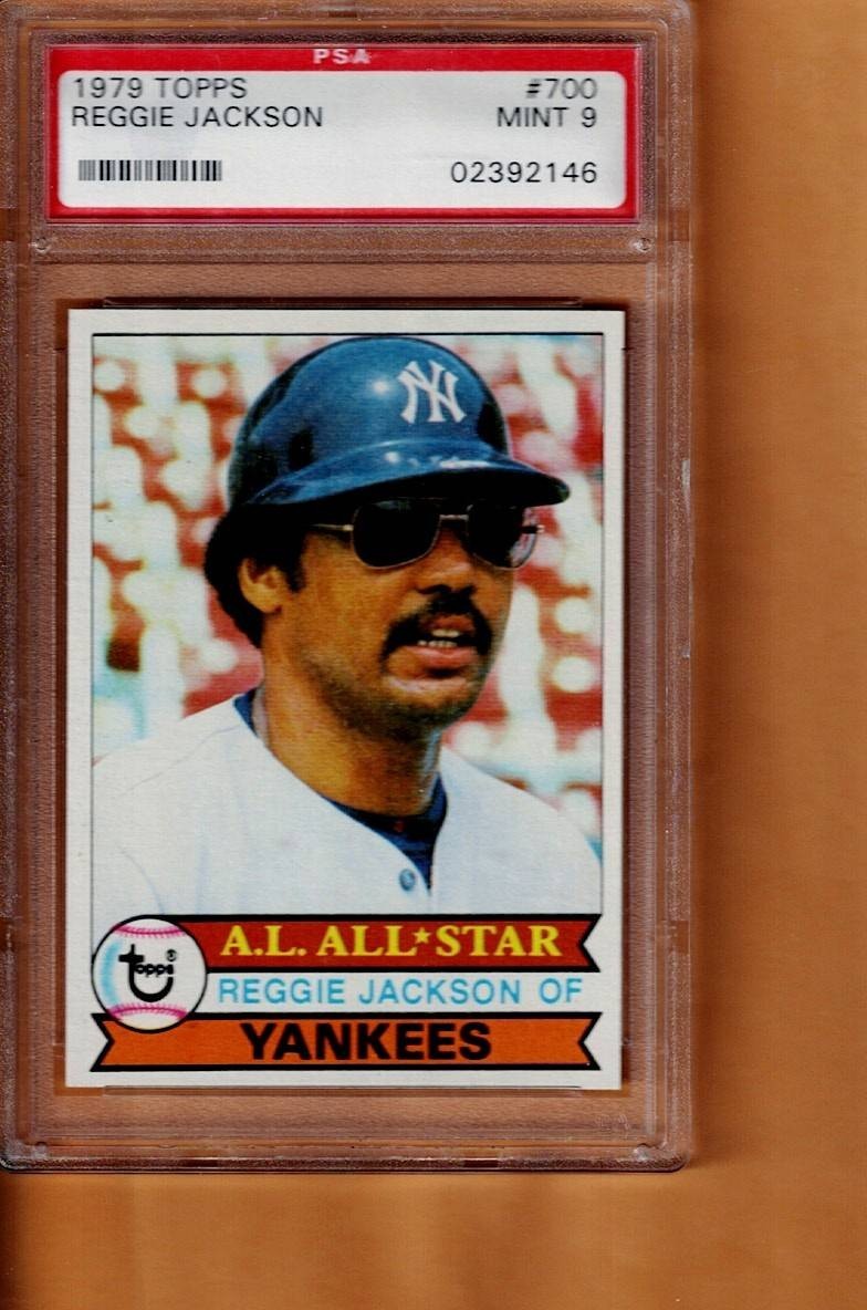 #700  REGGIE JACKSON  1979  TOPPS   PSA 9  yankees