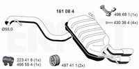 Ernst EndschalldäMpfer NachschalldäMpfer 161084 FüR VW Tiguan TSI 4Motion