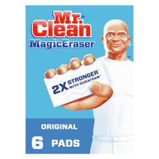 Mr. Clean Magic Eraser Original Cleaning Pads, Multi 6 Count Pack of 1