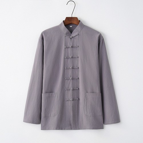 Traditioneller chinesischer Kung Fu Tai Chi Herrenmantel Tang Anzug Uniform Jacke Kleidung C - Bild 7 von 20