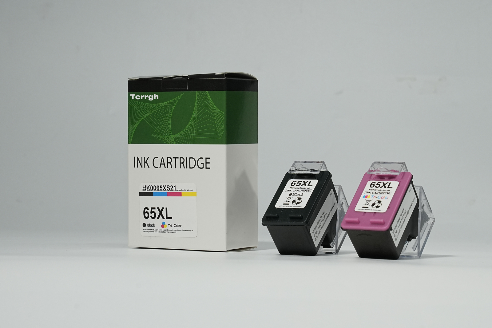 Ink Cartridges For HP 65XL Fits Deskjet 2622 2652 2655 3722 ENVY 5052 5055-image