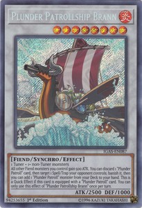 Plunder Patrollship Brann - IGAS-EN087 - Secret Rare - 1st Edition x1 - Near Min