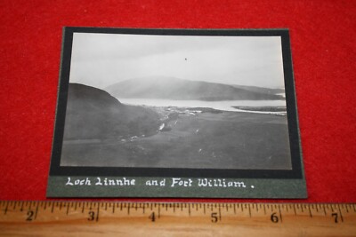 Original Vintage Foto um 1900 Schottland Loche Linne Fort William S023