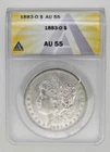 1883-O Morgan Dollar AU55 Please read detail description-Beautiful Coin !!!!