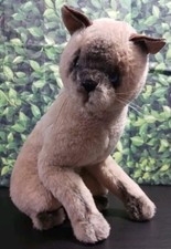 Avanti Plush Siamese Cat JOCKLINE Italy Vtg 1987 Applause 12" Sitting