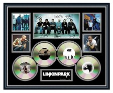 LINKIN PARK HYBRID THEORY METEORA SIGNED LIMITED EDITION FRAMED MEMORABILIA