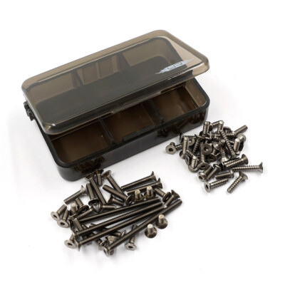 Yeah Racing Titanium Screw Assorted Set w/Box For Kyosho Turbo Optima# TSAS-0031