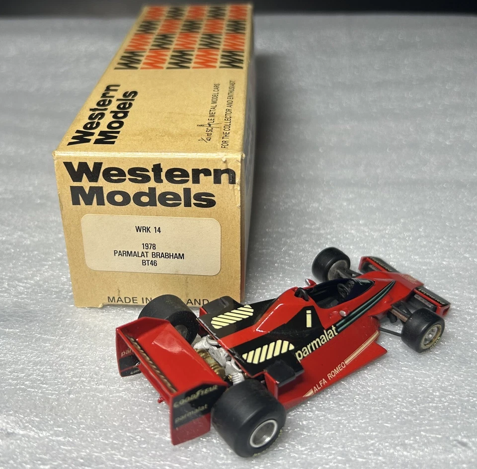 WESTERN MODELS 1/43 WRK14 - 1978 PARMALAT 78 PARMALAT BRABHAM BT46 - Image 2 of 2