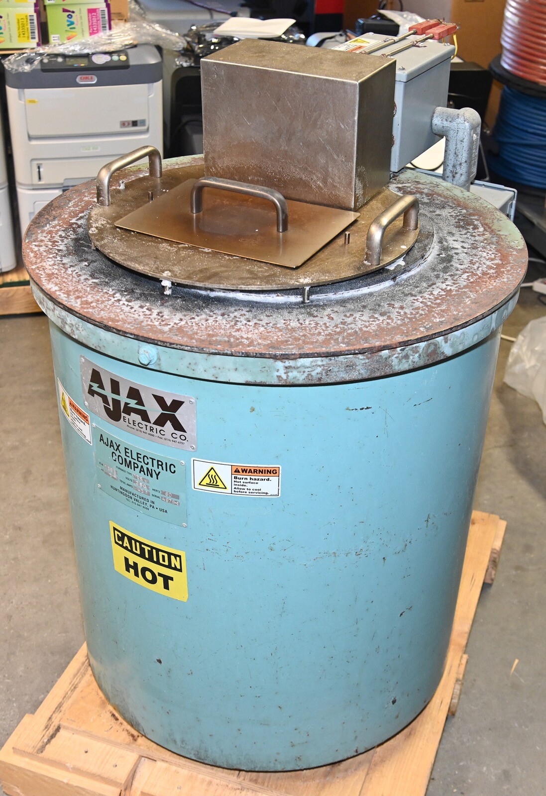 Ajax Electric TS Molten Salt Bath Heat Treating Furnace 10KW eBay