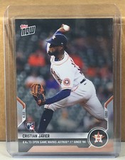 2021 TOPPS NOW #114 CRISTIAN JAVIER HOUSTON ASTROS ROOKIE Print Run 597