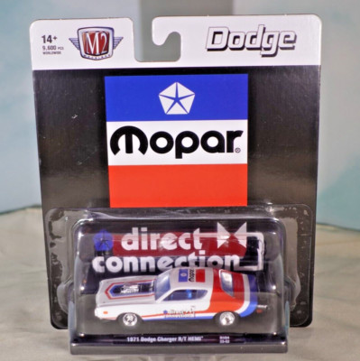 1/64th M2 Auto Drivers R104 1971 Mopar Direct Connection Dodge Charger R/T Hemi