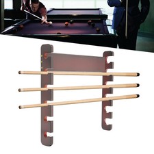 6 Sticks Horizontal Storage Pool Cue Rack Wall Mounted Billiard Cue Holder Rack