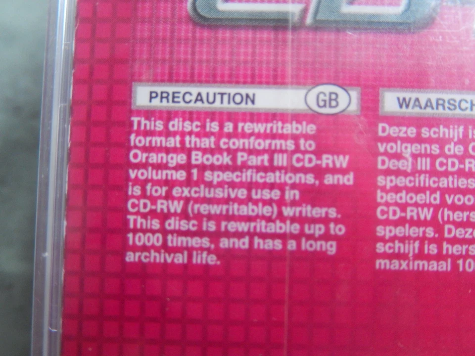 5 x MAXELL 1-4X CD-RW 700MB 80 Minutes Jewel Cased NEW and SEALED - Image 3 of 4