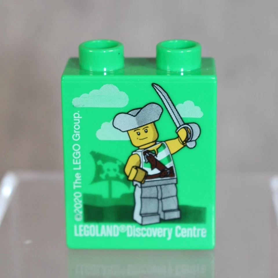 LEGO DUPLO Legoland Discovery Centre 2020 Green Pirate Specialty Block Brick - Bild 2 von 4