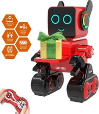 Intelligent RC Robot with Programable Voice Music Dance Remote Control Red