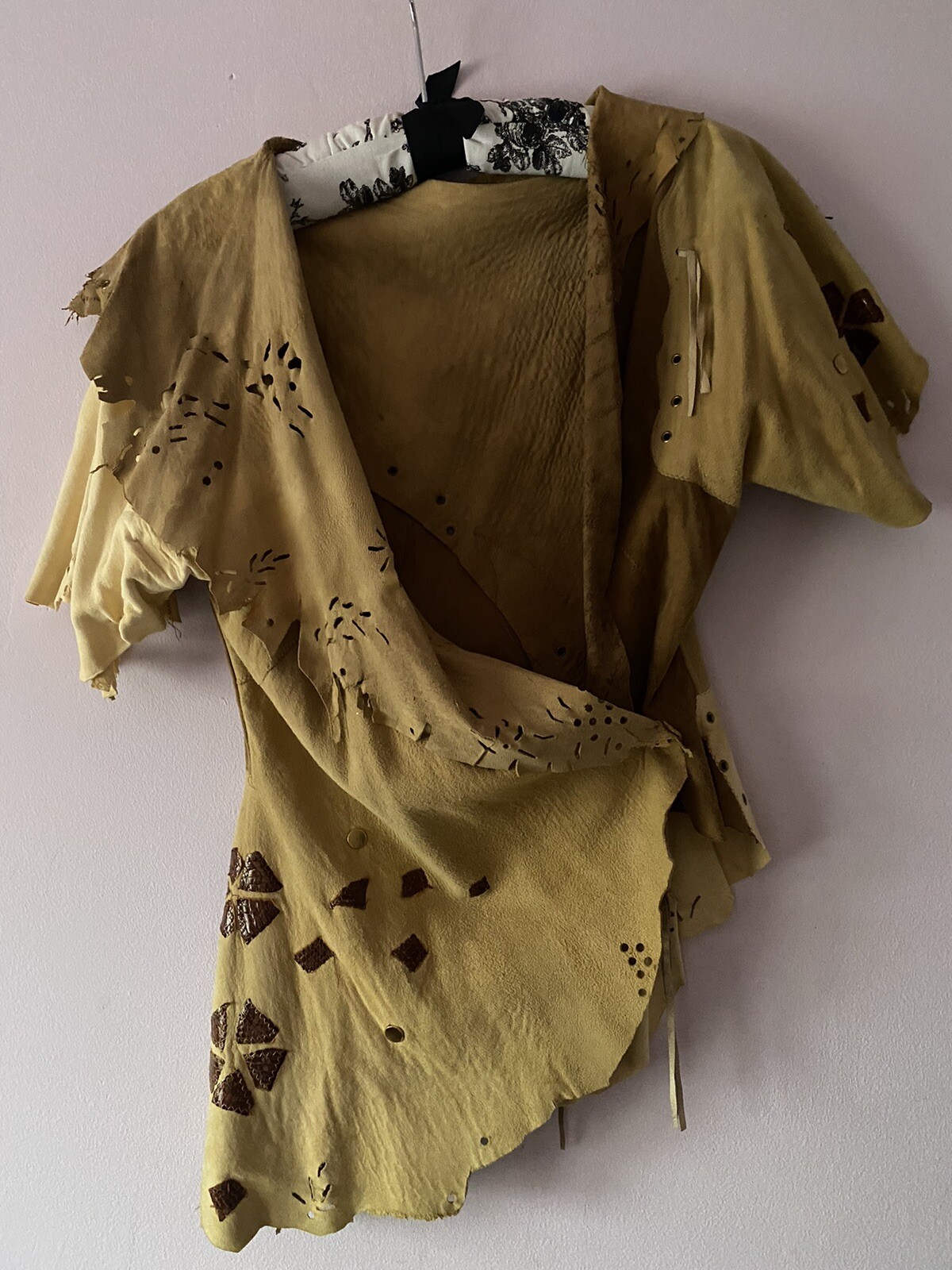 Patchwork Real Suede Pixie Fairy Jacket  Vintage … - image 1