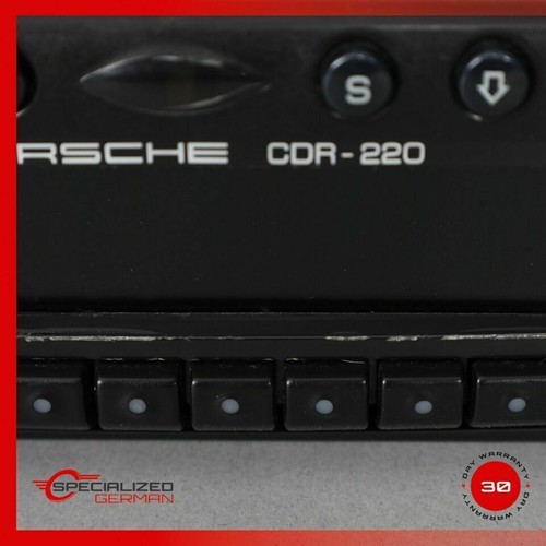1997-2001 Porsche 911 996 Boxster 986 Radio Stereo CDR220 CDR-220 OEM Used - Picture 7 of 11