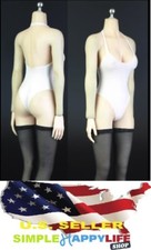 1/6 woman white underwear dress for 12" female figure hot toys swimsuit ❶USA❶