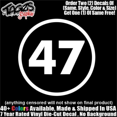 Trump 47 MAGA DieCut Vinyl Window Decal Sticker Car Truck SUV JDM | eBay