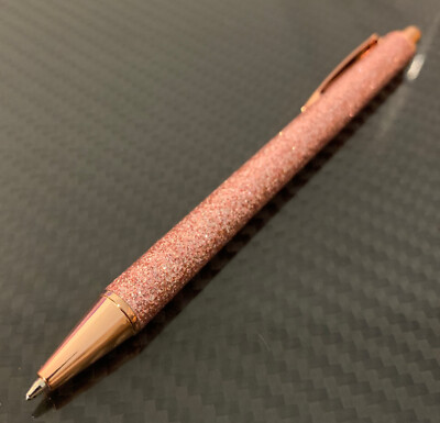 Pink Kugelschreiber Glitzer Flakes rose Glitter funkelnd Barbie inspiriert Edels