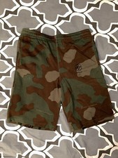 Off White Camouflage Sweat Shorts Size Medium