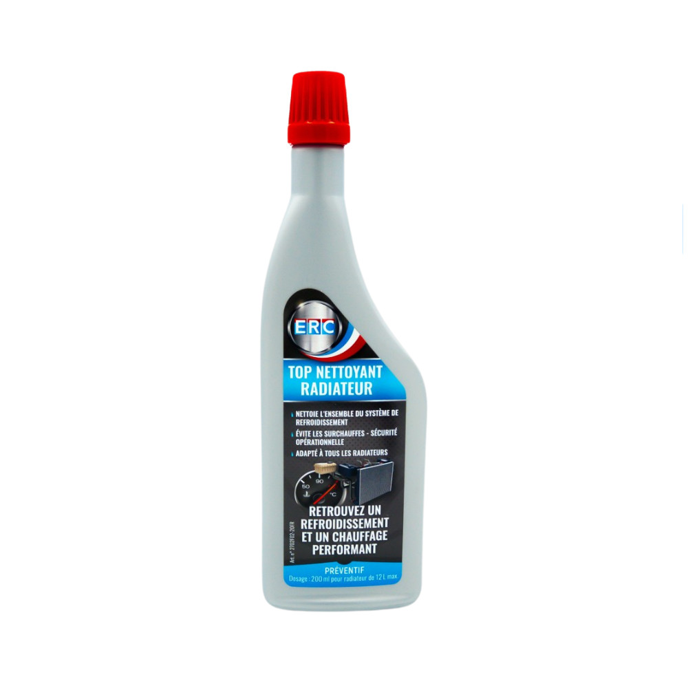Nettoyant radiateur ERC de 200ml pour l'entretien du circuit de refroidissement de votre voiture
