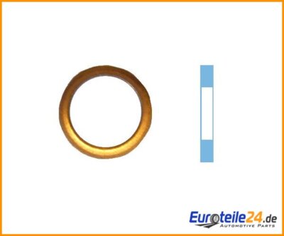 Locking screw, oil pan Corteco 220156S for Fiat Panda