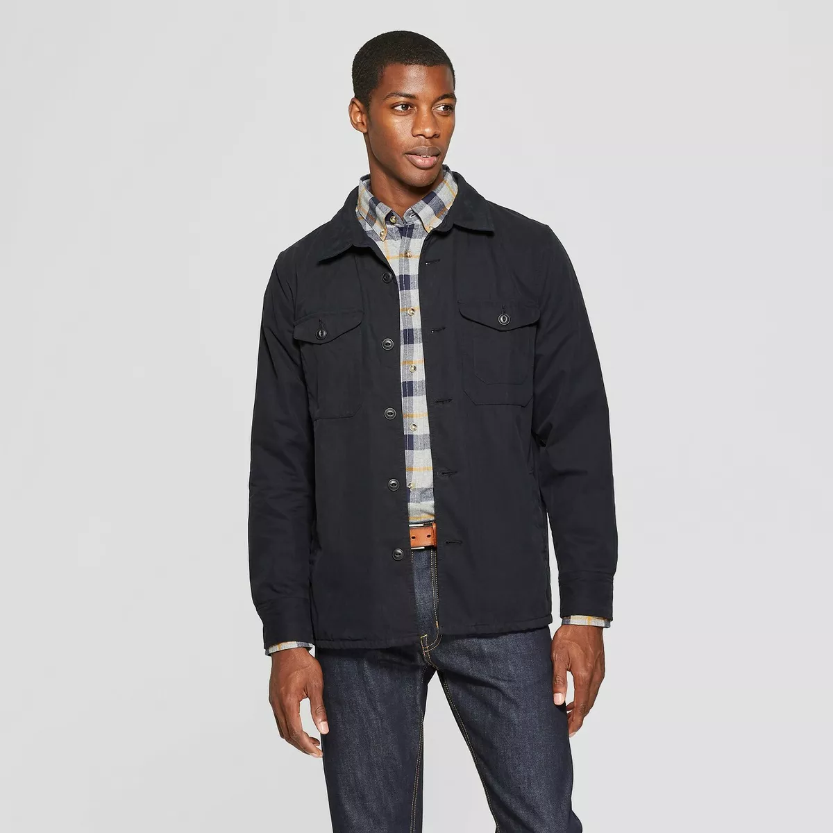 NWT Men's Lightweight Shirt Jacket - Goodfellow & Co Lined | eBay