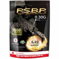 Airsoft G G Perfect Spherical BBs 0.30g 2000 Rounds Gray
