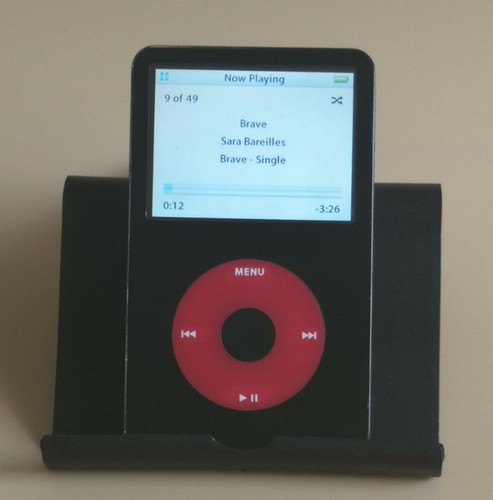 NEW ”Custom Apple iPod Classic Video 5th Gen ( U2 80GB) Black & Red -Warranty - Picture 2 of 5