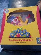 JEU D'EVEIL EN BOIS COOCOO LE CLOWN EQUILIBRISTE OCCASION