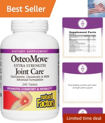 OsteoMove Joint Care, Extra Strength Support for Joint and Bone Health, Non-G...