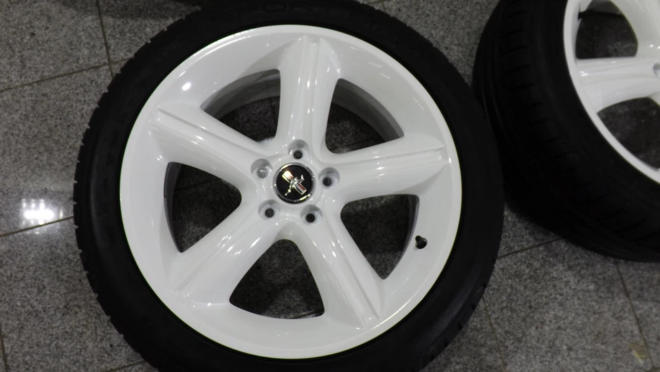 Ford Mustang V8 Alufelgen/Radsatz 19 Sommerreifen Dunlop 245/45ZR19 original - Bild 3 von 4