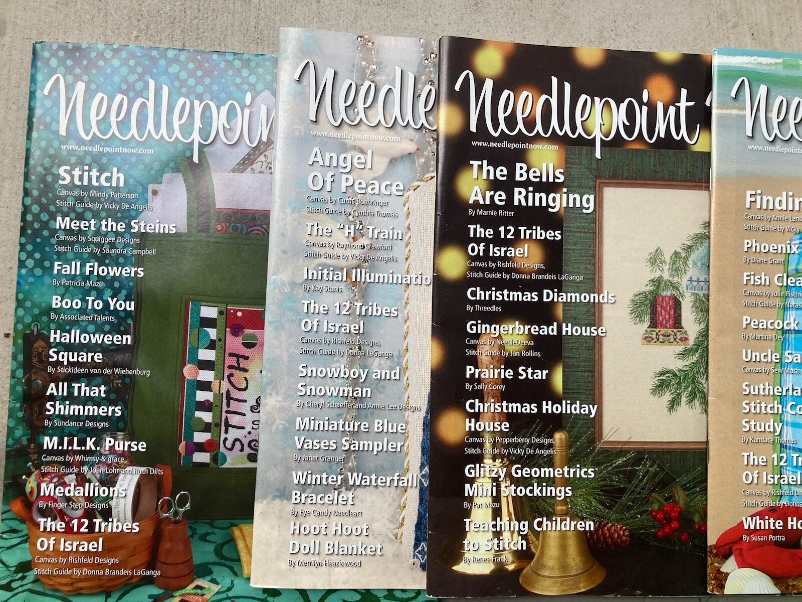 Needlepoint Now Magazines Entire Year of 2015 Lot Of 5 Needlepoint