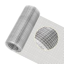 Stainless Steel mesh Hardware Cloth 1/4 inch Chicken Wire Fencing Wire 8" 10ft